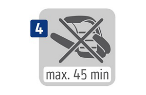 最多放罝 45 分鐘